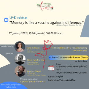 LIVE Webinar #giornatadellamemoria