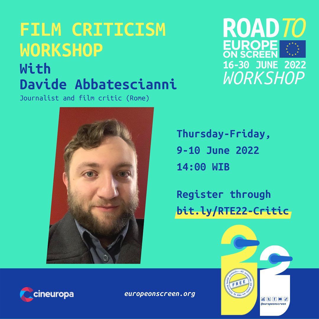 Film Criticism Workshop with Davide Abbatescianni