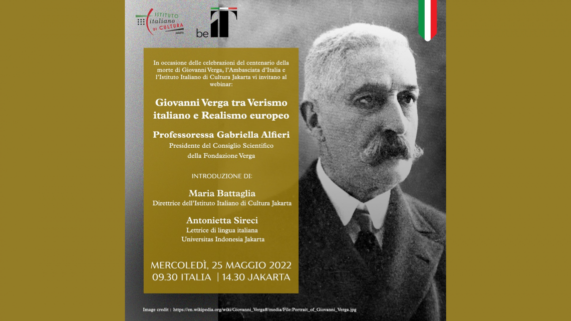 Webinar: Giovanni Verga tra Verismo italiano e Realismo europeo