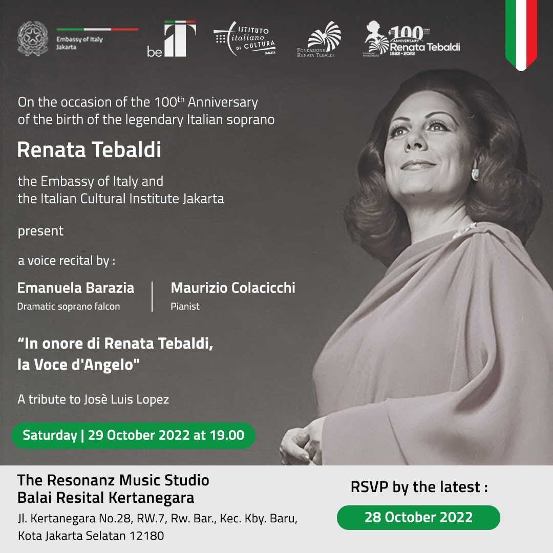 Voice recital by Emanuela Barazia, soprano drammatico falcon and Maurizio Colacicchi pianist